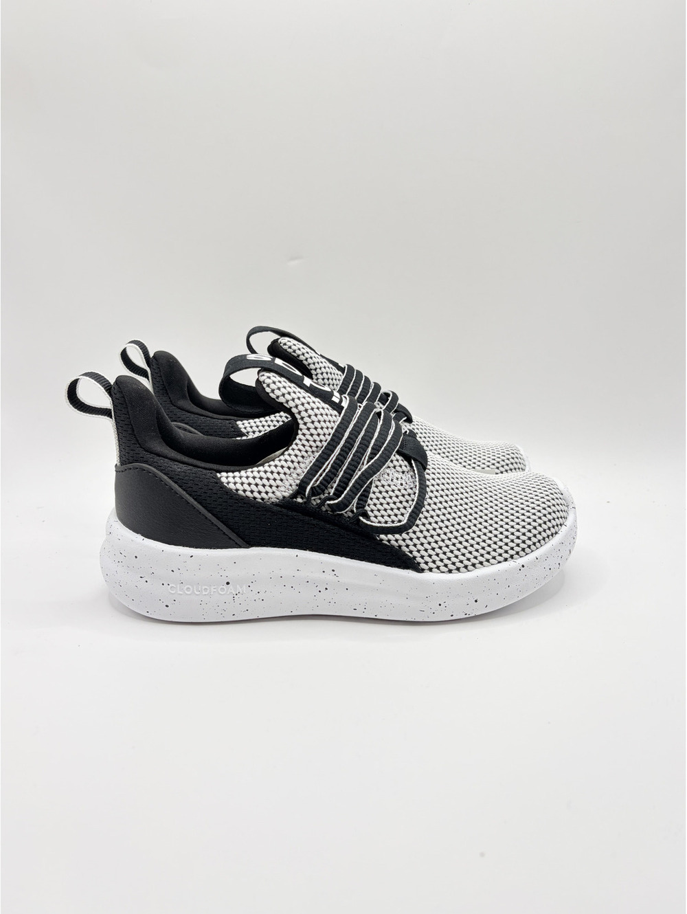 Adidas Lite Racer Adapt‎ 7.0K Kids' Black and White Sneakers Size 12K